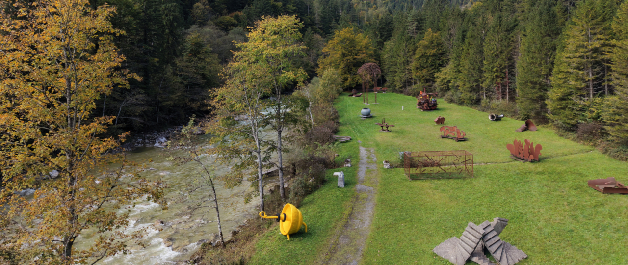 Luftbildaufnahme Drohne Skulpturenpark
